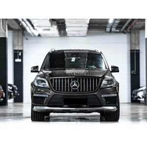 Передняя решетка радиатора GT Panamericana (для GL High) Mercedes GL/GLS сlass X166 2012-2019 гг.