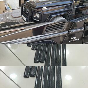 Карбоновые дверные молдинги (вставки) Mercedes G сlass W463 1990-2018 гг.