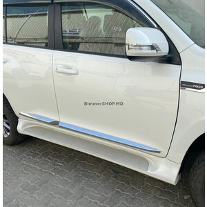 Молдинги дверей (дизайн 2018+) Toyota Land Cruiser Prado 150 2009-2023 гг.