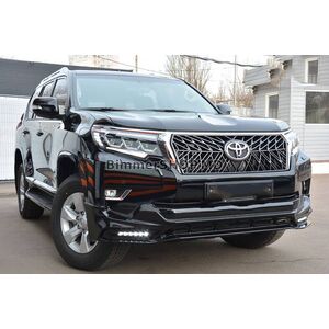 Накладки на передний и задний бампер TRD (2017-) Белый Toyota Land Cruiser Prado 150 2009-2023 гг.