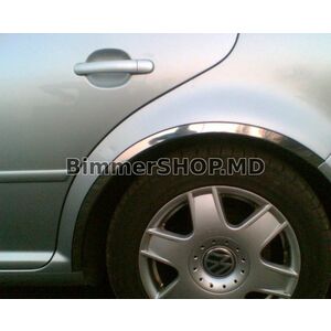Накладки на арки из нержавейки (4 шт) С 2016 Renault Sandero 2013-2022 гг.
