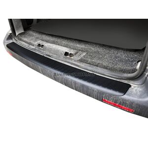 Накладка на задний бампер с загибом (ABS-пластик) Матовый Volkswagen T5 Multivan 2003–2010 гг.