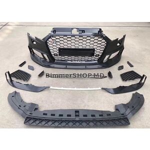 Передний бампер RS3 V3 (2016-2020) Audi A3 2012-2020 гг.