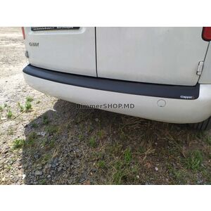 Накладка на задний бампер (ABS) Volkswagen Caddy 2010-2015 гг.