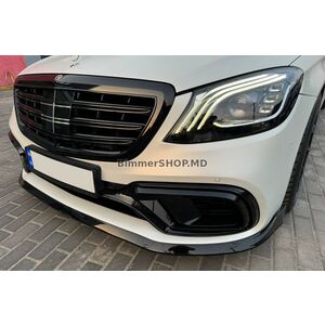 Комплект обвесов BRB (черный, 2018+) Mercedes S-сlass W222 2013-2022 гг.