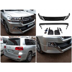 Комплект обвесов 2016-2021 (Executive 2021) Черный Toyota Land Cruiser 200 2007-2021 гг.