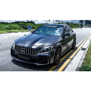 Комплект обвеса с полным задним бампером (дизайн Black Mamba C63GT) Mercedes C-сlass W205 2014-2021 гг.