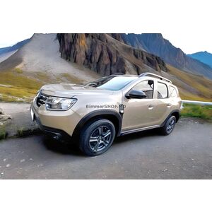Широкие расширители арок (8 шт, ABS) DDU - Украина Renault Duster 2018-2024 гг.