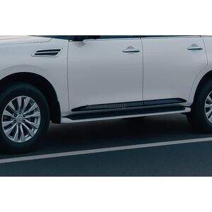 Дверные молдинги (4 шт, черные) Infiniti QX80 2013-2024 гг.