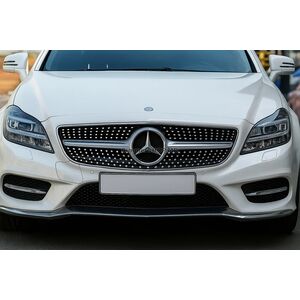 Передняя решетка радиатора 2011-2014 (Diamond Silver) Mercedes CLS C218 2011-2018 гг.