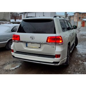 Задний бампер 2016+ грунтованный (Китай) Toyota Land Cruiser 200 2007-2021 гг.