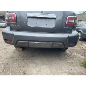 Задний бампер в сборе (Оригинал 2019) Nissan Patrol Y62 2010-2024 гг.