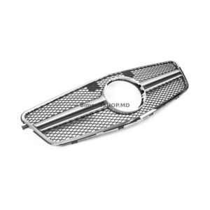 Передняя решетка AMG Silver (2009-2012) Mercedes E-сlass W212 2009-2016 гг.