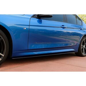 Накладки на пороги EuroCap (для порогов M-Sport, черный глянец) BMW 3 серия F30/F31 2012-2019 гг.