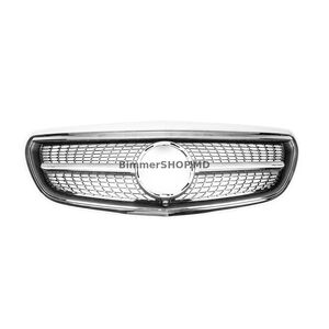 Передняя решетка Diamond (для Classic и Exclusive, 2016-2019) С местом под камеру Mercedes E-сlass W213 2016-2023 гг.