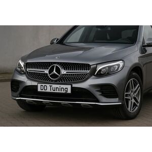 Передняя решетка Diamond Silver (2015-2019) Без места под камеру Mercedes GLC coupe C253 2016-2023 гг.
