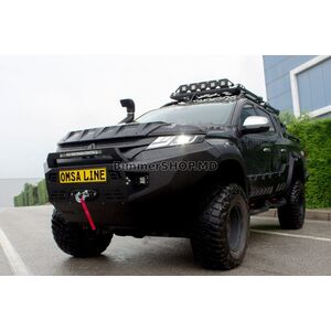 Передний бампер с защитой картера Dakar (2019+) Mitsubishi L200 2015-2024 гг.
