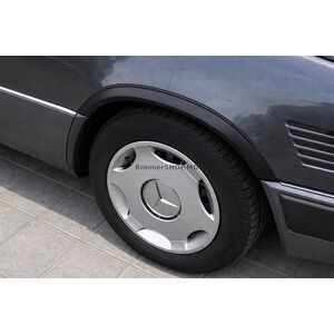 Расширители арок 1989-1995 (4 шт, черные, ABS-пластик) Mercedes E-сlass W124 1984–1997 гг.