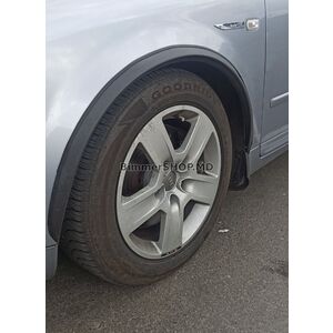 Расширители арок (4 шт, черные, ABS-пластик) Audi A4 B6 2000-2004 гг.