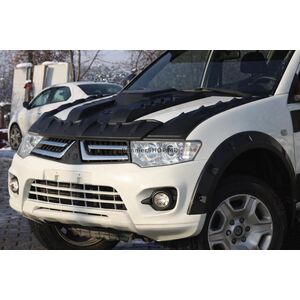 Накладка на капот V1 (ABS) Mitsubishi L200 2006-2015 гг.