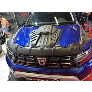 Накладка на капот (ABS) Renault Duster 2018-2024 гг.