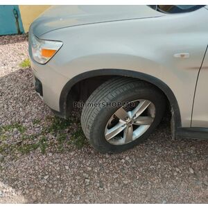Расширители арок 2012-2016 (4 шт, черные, ABS-пластик) Mitsubishi ASX 2010-2023 гг.