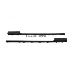 Передние молдинги на двери (2 шт, черные) Range Rover IV L405 2013-2021 гг.