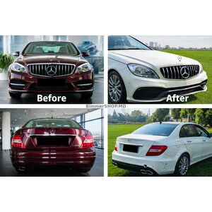 Комплект обвеса в стиле W205 Mercedes C-class W204 2007-2015 гг.