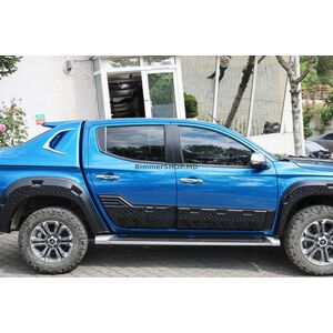 Дверные молдинги EuroCap (6 шт, ABS) Fiat Fullback 2016- гг.