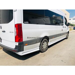 Комплект порогов (грунт под покраску) L4 - Extra Long Mercedes Sprinter W907/W910 2018- гг.