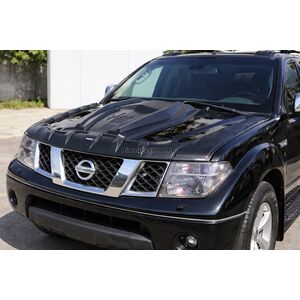Комплект накладок на капот DRAGON (3 шт) Nissan Navara 2006-2015 гг.