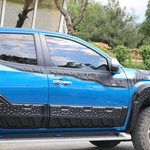 Верхние Молдинги Дверей 2019+ (6 шт, ABS) Mitsubishi L200 2015-2024 гг.