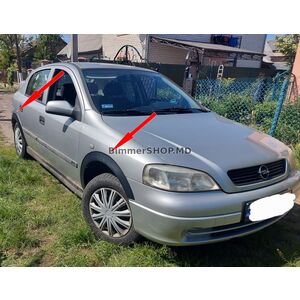 Расширители арок (4 шт, черные металлические) Opel Astra G classic 1998-2012 гг.