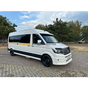 Накладка на передний бампер 510B (грунт под покраску) Volkswagen Crafter 2016- гг.