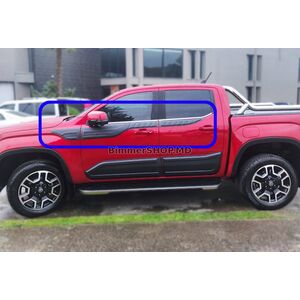 Верхние Молдинги Дверей (6 шт, ABS) Volkswagen Amarok 2022- гг.