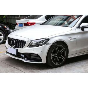 Комплект обвеса с диффузором (дизайн AMG C63 2018-2021) Mercedes C-сlass W205 2014-2021 гг.
