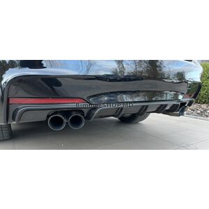 Задний диффузор DPT V-3 (для M Performance, Черный Глянец) BMW 3 серия F30/F31 2012-2019 гг.
