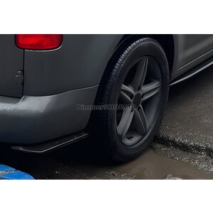 Flap Накладка на Задний Бампер DPT (ABS) (2шт) (Черный Глянец) Volkswagen Caddy 2010-2015 гг.