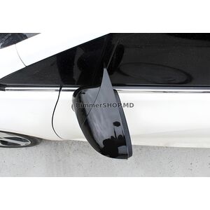Накладки на Зеркала BMW-Style (с Поворотником, 2 шт) Kia Rio 2012-2017 гг.