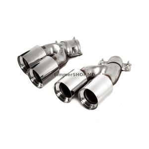 Насадки на глушитель M6 Silver (2 шт) BMW 6 серия G32 2017