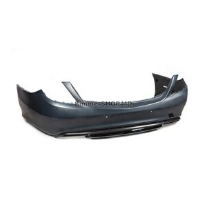 Задний бампер AMG с диффузором (2014-2018) Mercedes S-сlass W222 2013-2022 гг.