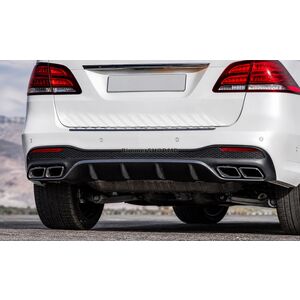Задний диффузор для GLE (дизайн GLE63) Mercedes GLE/ML сlass W166 2011-2018 гг.