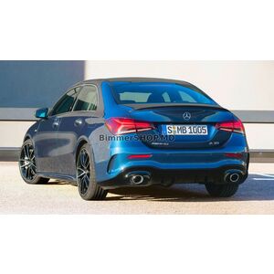 Задний диффузор с насадками на выхлоп (Дизайн A35 SD) Mercedes A-сlass W177 2018- гг.