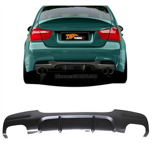 Задний диффузор DPT V-3 (для E90 M-Sport, Черный Глянец) BMW 3 серия E90/E91 2005-2011 гг.