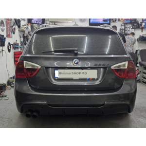 Задний диффузор DPT V-5 (для E90 M-Sport, Черный Глянец) BMW 3 серия E90/E91 2005-2011 гг.
