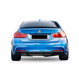 Задний диффузор DPT V-5 (для M-Performance, Черный Глянец) BMW 3 серия F30/F31 2012-2019 гг.