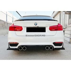 Задний диффузор DPT V-6 (для M3, Черный Глянец) BMW 3 серия F30/F31 2012-2019 гг.