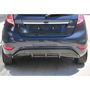 Задний диффузор DPT V-2 (HB, Черный Глянец) Ford Fiesta 2008-2017 гг.