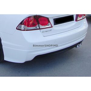 Задний Диффузор DPT V-1 (Черный Глянец) Honda Civic Sedan VIII 2006-2011 гг.