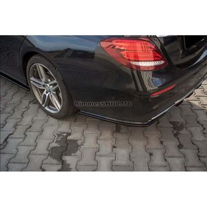 Задний FLAP Диффузор DPT (Черный Глянец) Mercedes E-сlass W213 2016-2023 гг.